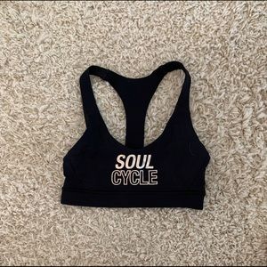 Lululemon Black Soul Cycle Sports Bra Size 4/S